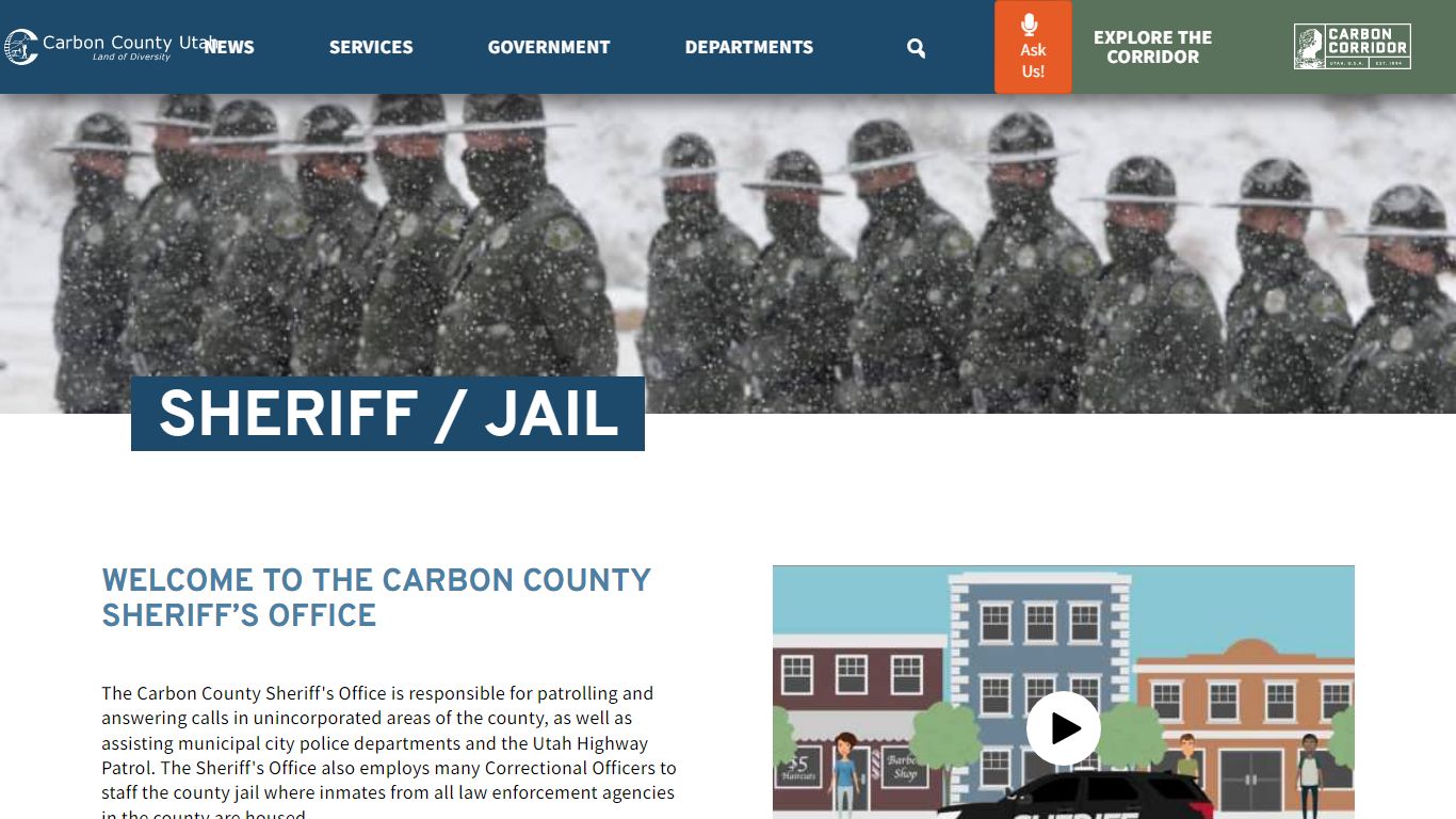 Sheriff/Jail – Carbon County Utah